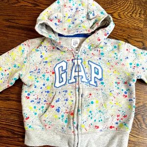 🧸Gap 🧸 paint splatter hoodie